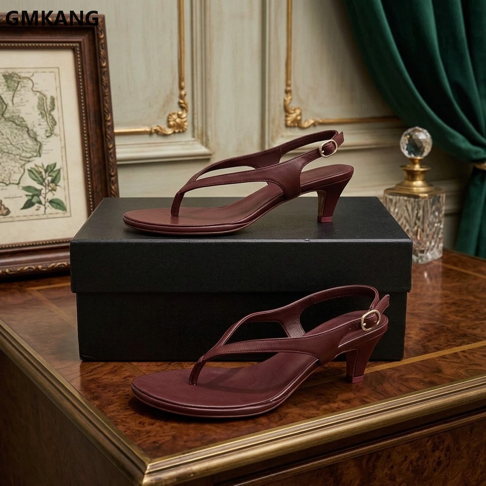 Women'S Shoes Kitten Heels - Sandal Wanita dengan Ujung Berbentuk V