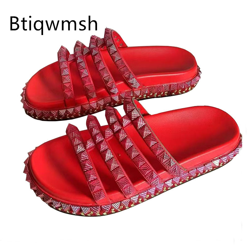 Women'S Shoes Red Bottoms - Sandal Gladiator Bertabur Keling Merah Sepatu