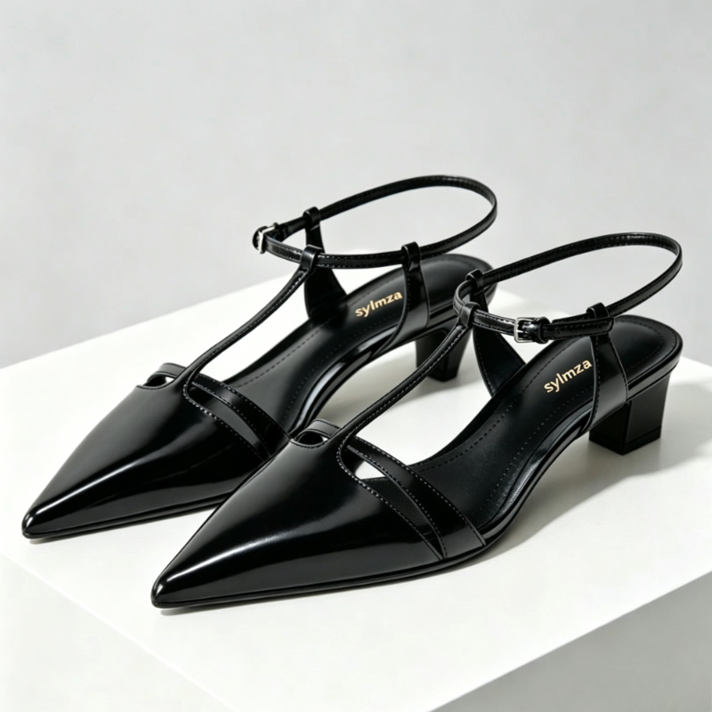 Women'S Shoes Kitten Heels - Sepatu Pumps Wanita Hak Kitten Kulit