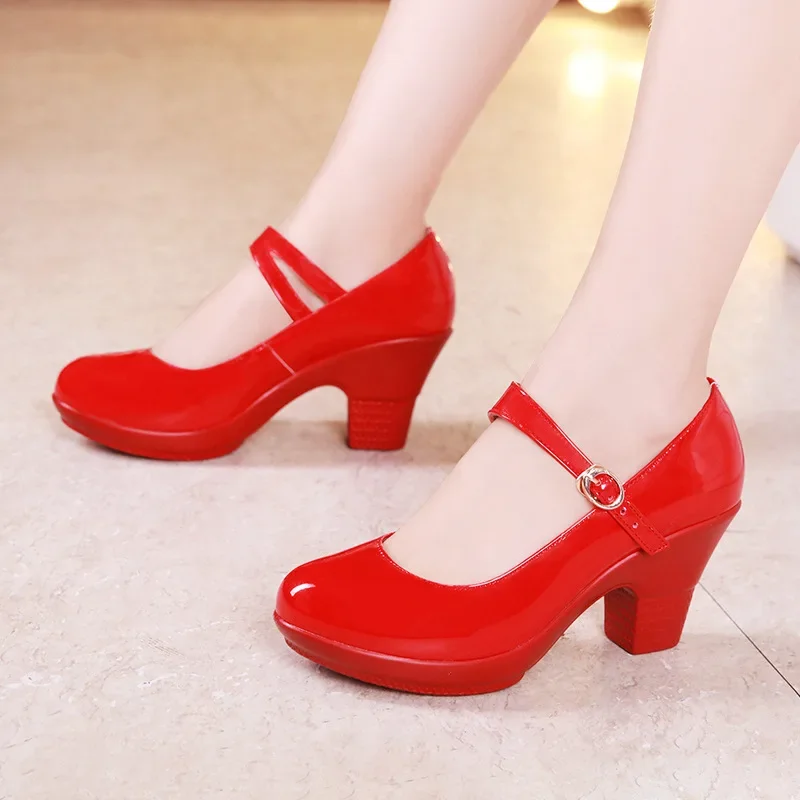 Women'S Shoes Red Bottoms - Sepatu Mary Jane Platform Hak Sedang
