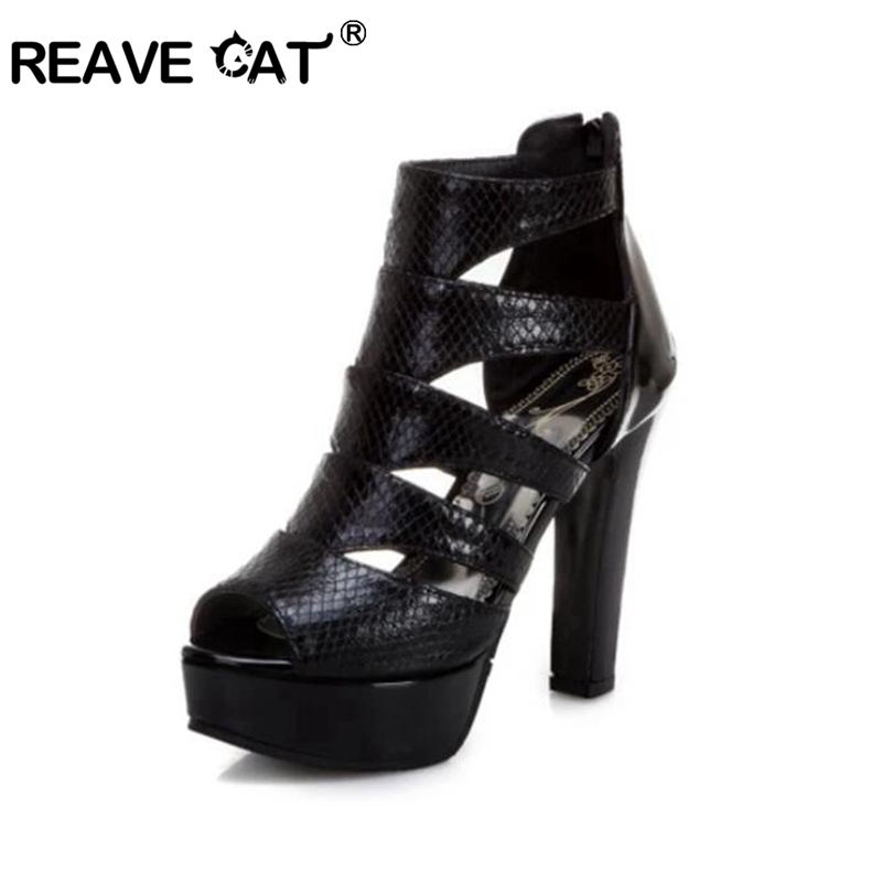 Women'S Shoes Kitten Heels - REAVE kucing seksi ukuran 34-50 sandal