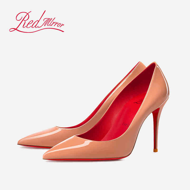 Women'S Shoes Red Bottoms - Warna Telanjang Sepatu Hak Tinggi Merah