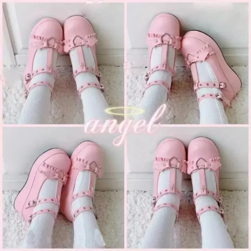 Sepatu Mary Janes Wedges Gespe - Women'S Shoes Large ulasan dan harga