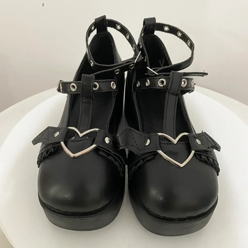 Sepatu Mary Janes Wedges Gespe - Women'S Shoes Large ulasan dan harga