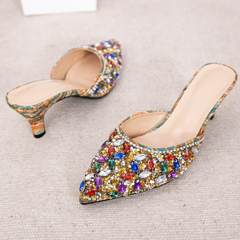 Sandal Hak Kitten Mewah Berhia - Women'S Shoes Kitten Heels ulasan dan harga