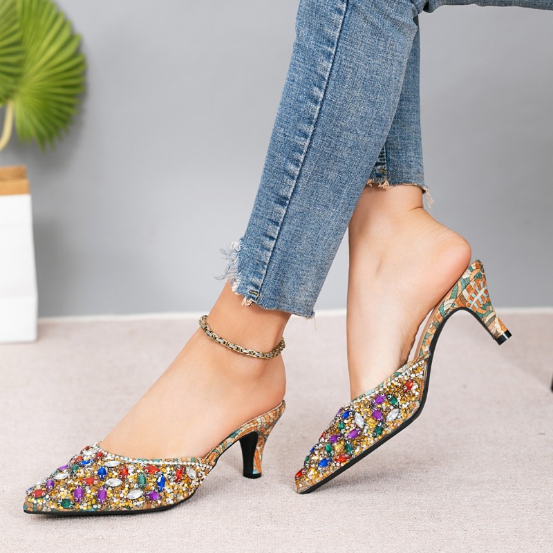 Sandal Hak Kitten Mewah Berhia - Women'S Shoes Kitten Heels ulasan dan harga