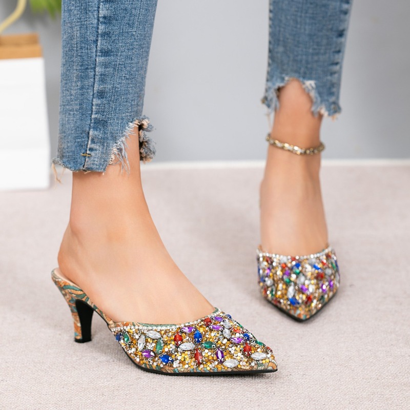 Sandal Hak Kitten Mewah Berhia - Women'S Shoes Kitten Heels ulasan dan harga