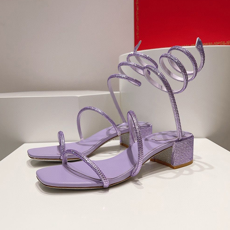 Sandal Hak Tinggi Chunky Ujung - Gladiator Sandal Women ulasan dan harga