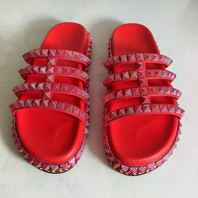 Sandal Gladiator Bertabur Keli - Women'S Shoes Red Bottoms ulasan dan harga