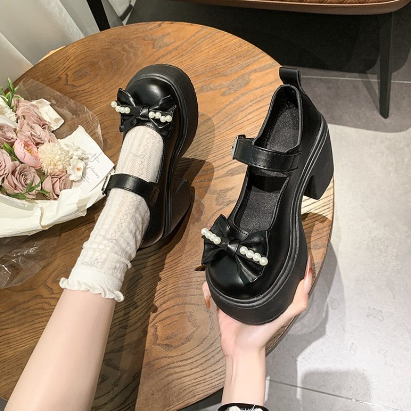 Sepatu Lolita 2026 Hitam Hak S - Women'S Shoes Large ulasan dan harga