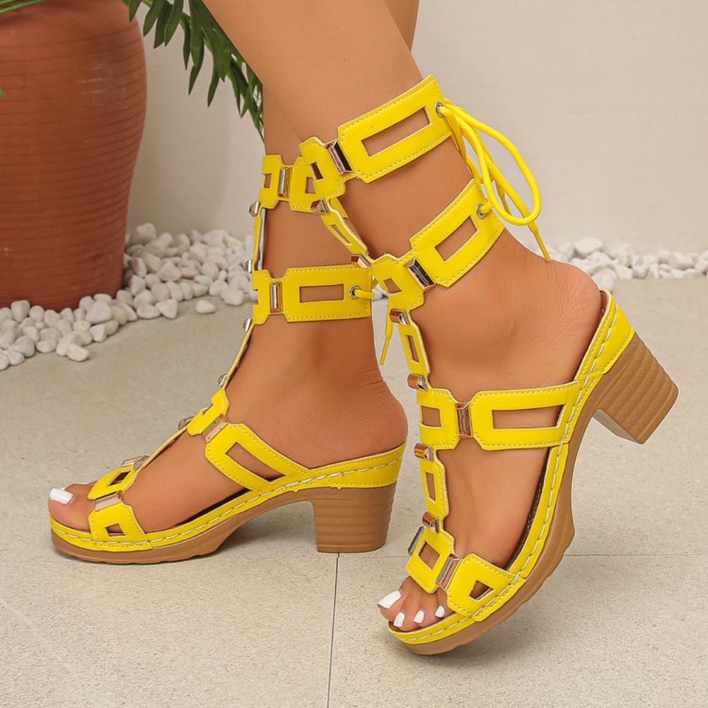Sandal Wanita Hak Tinggi 2026  - Gladiator Sandal Women ulasan dan harga