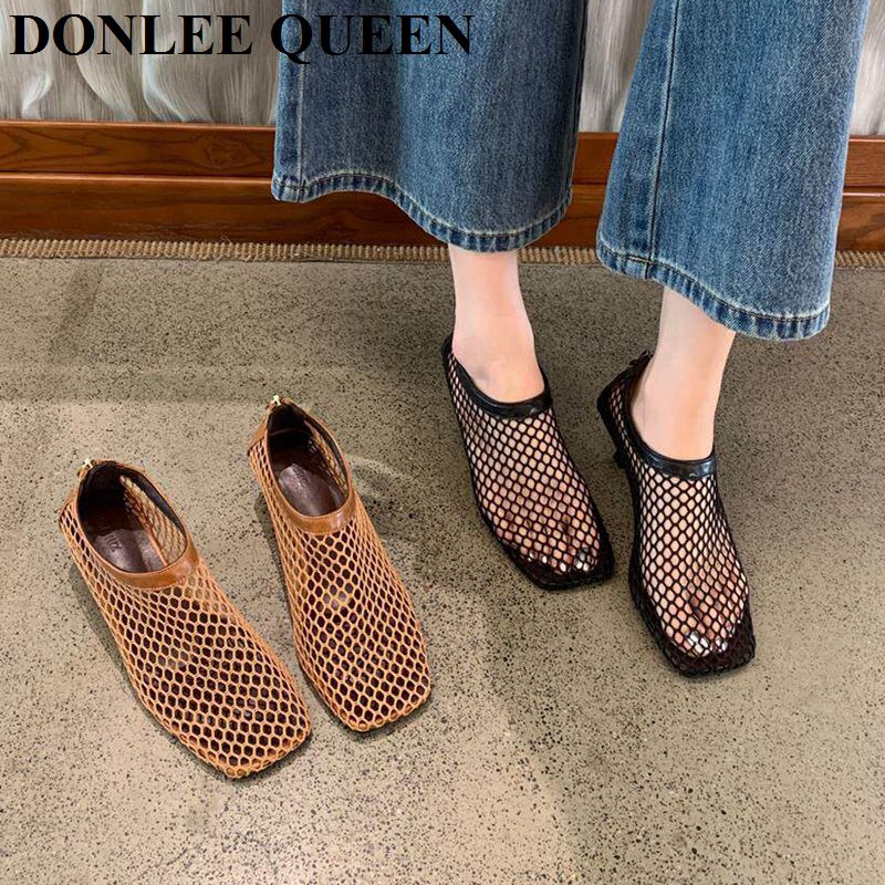 Sandal Mule Vintage Berbahan M - Women'S Shoes Kitten Heels ulasan dan harga