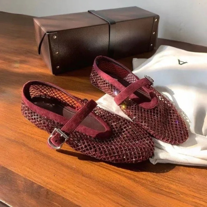 Sandal Baotou Berhias Rhinesto - Women'S Shoes Large ulasan dan harga