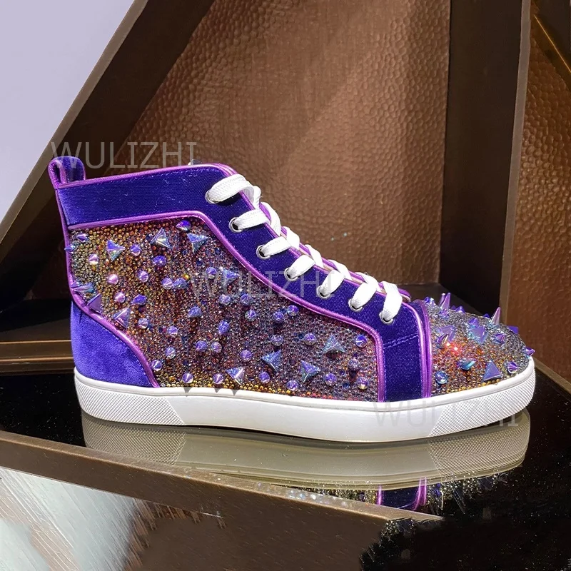 Sepatu Sneakers Pria Kristal U - Women'S Shoes Red Bottoms ulasan dan harga