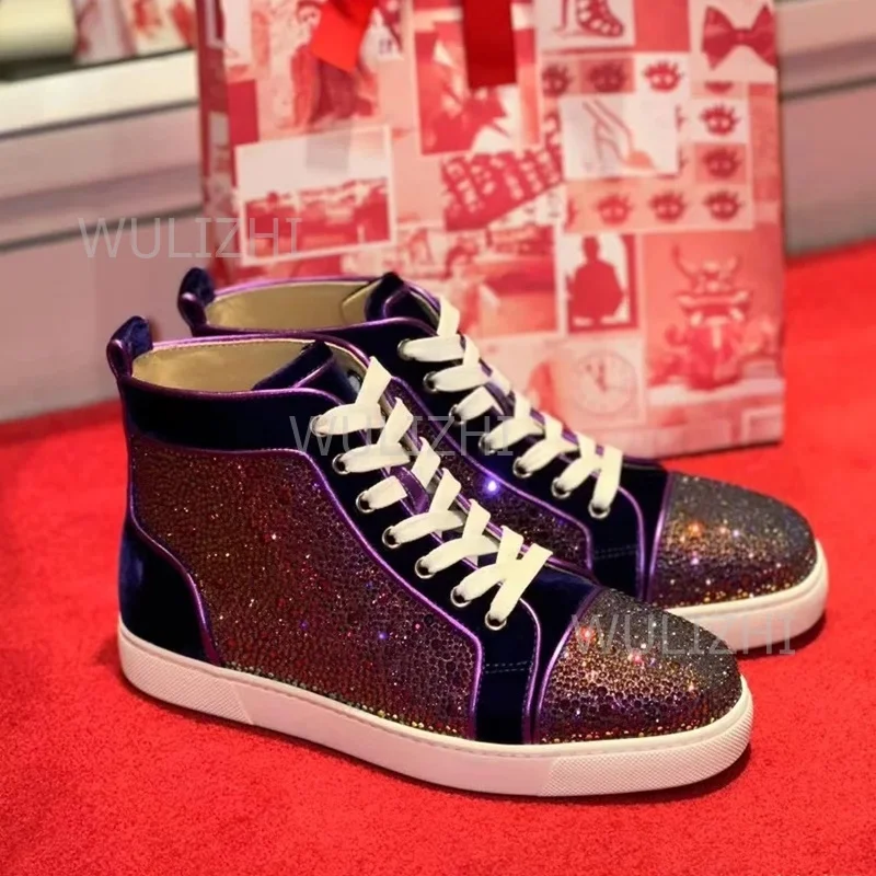 Sepatu Sneakers Pria Kristal U - Women'S Shoes Red Bottoms ulasan dan harga